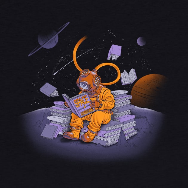 A reader lives a thousand lives - Diving Dress Space Adventures by Tobe_Fonseca